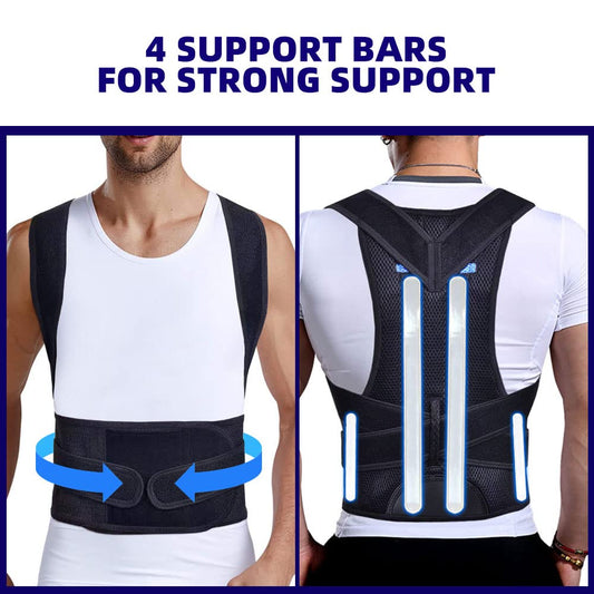 Upgraded Posture Corrector Back Brace (Unisex)