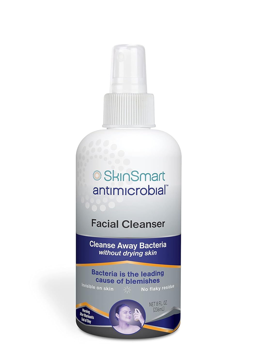 SkinSmart Antimicrobial Facial Cleanser (16 oz Spray)