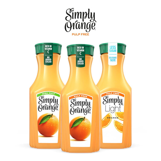 Simply Orange Pulp Free Juice – Pack of 3