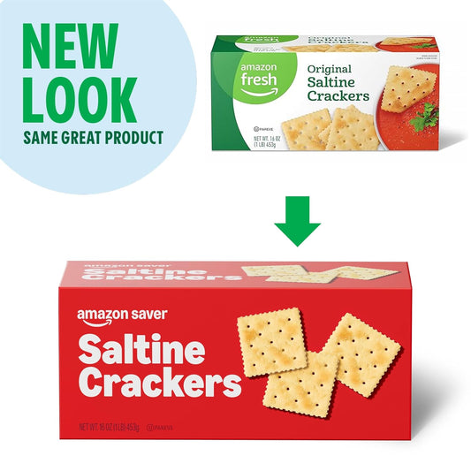 Amazon Saver Saltine Crackers – 16 oz 10 Pack