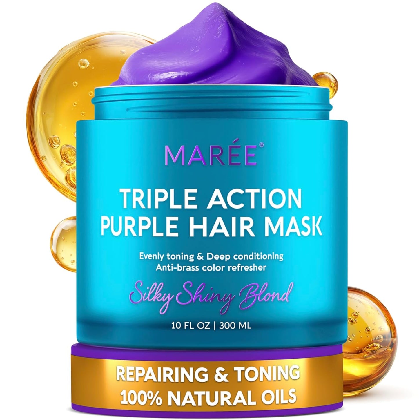 MAREE Deep Conditioning Purple Hair Mask for Blonde Hair