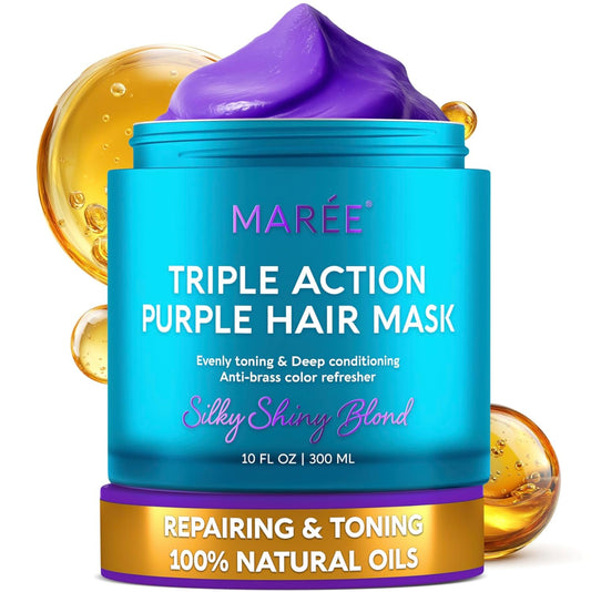MAREE Deep Conditioning Purple Hair Mask for Blonde Hair